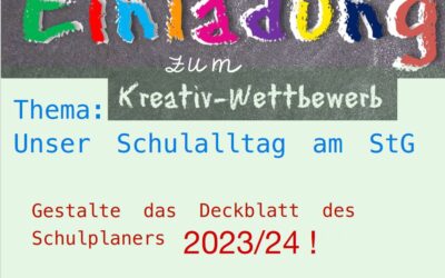 Kreativ-Wettbewerb: Gestalte das Deckblatt des Schulplaners 2023/24!