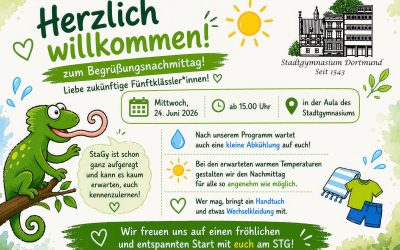 Aktualisierung zum Begrüßungsnachmittag der neuen Fünftklässler*innen